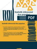 Statistik Inferensial Dua Populasi