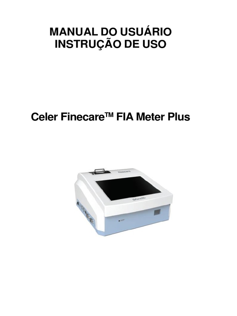 Manual do Usuário: Finecare FIA Meter Plus | PDF | Rede de computadores ...