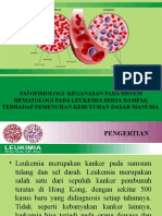 Patofisiologi Dan Diagnosis, Kelainan Hemostasis Pada Leukemia (Pertemuan 2)