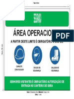 Placa 4 - ACESSO A OBRA