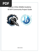 Community Projects Guide 2021 - 2022