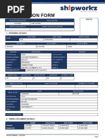 Shipworkz Application Form