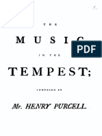 Purcell - The Tempest (1790)
