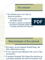 Investment: Investment Pays Two Roles in Macroeconomics