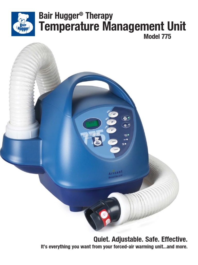 Temperature Management Unit: Bair Hugger Therapy | PDF | Equipment ...