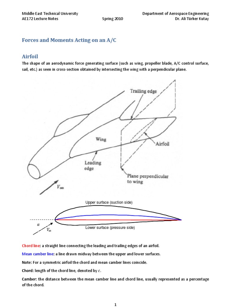 Airfoil Anatomy and Aerodynamics Overview | PDF | Airfoil | Lift (Force)