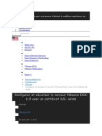 Configurer Et Sécuriser Le Serveur VMware ESXi 6.5 Avec Un Certificat SSL Valide