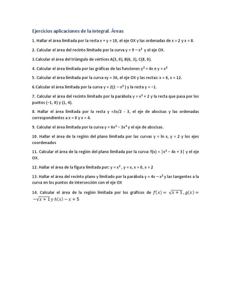 Ejercicios Por Resolver | PDF