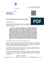 Respuesta petición licencia cultivo cannabis