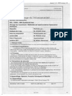 Dosage Du L'aluminium (Al) : Procedures D'operations Onedd-Lrc Laboratoire Re!:rional de I Environnement