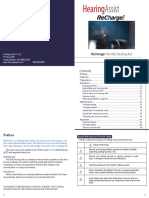 Recharge! Ha-302 Hearing Aid: User Manual