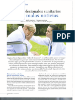 Dar Malas Noticias en Enfermeria