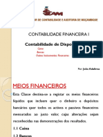 Contabilidade de disponibilidades