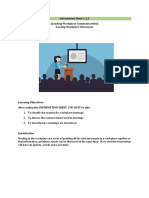 Information Sheet 1.1.2 (Leading Workplace Communication)