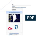 Groenlandia Es Una Gran Isla en La Zona Nororiental de América Del Norte, Entre El Océano Atlántico y El Océano Glacial Ártico