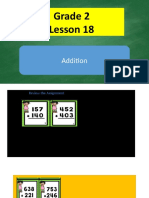 Grade 2 Nov 15  lesson 18 addition subtraction