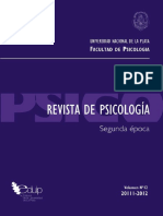 Revista de Psicología - Segunda Epoca