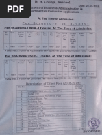 BBA Fee Structure 2018-21