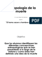 Antropología de la muerte a través de los tiempos