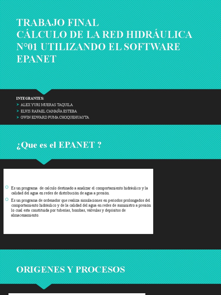 Epanet Download Free PDF Agua Simulación