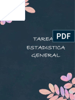 Estadística General - Tarea 2: Variables Estadísticas