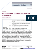 Multiplicative Patterns On The Place Value Chart: Mathematics Curriculum