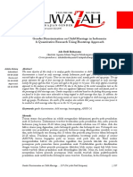 Muwa AH: Gender Discrimination On Child Marriage in Indonesia: A Quantitative Research Using Bootstrap Approach