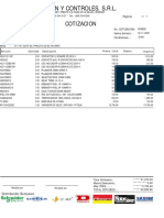 Cotizacion - Curso de Controles