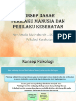 Pertemuan 3 Konsep Dasar Perilaku Manusia Dan Perilaku Kesehatan.