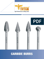 Carbide Burrs: High Performance Cutting Tools