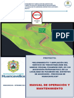 Operacion y Mantenimiento en Carreteras