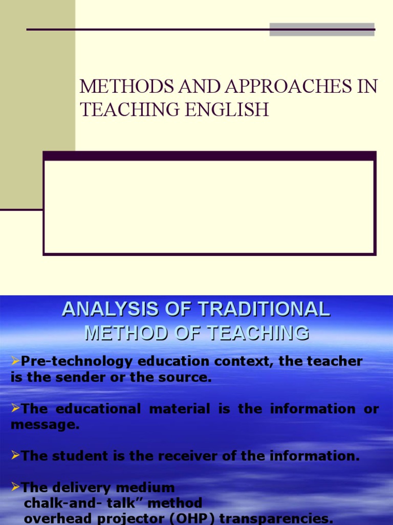 Chalk and Talk Teaching Method Analysis | PDF | Cognitive Science ...