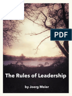 Joerg Meier - The Rules of Leadership