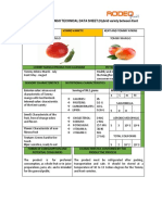 Technical Sheet Cherry Mango