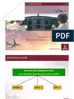 Airbus Braking Recommendations