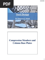 4 - Compression Members and Column Base Plates