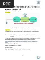 Use Python On Ubuntu Docker To Telnet Routers of Pnetlab.: Lab Topology