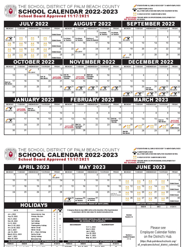 school-district-of-palm-beach-county-2022-23-academic-calendar-pdf-academic-term-educational-organizations