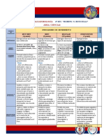 SCM 2021 - Rubrica para Evaluar Biología - 4° Sec.