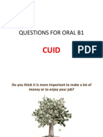 Questions For Oral B1