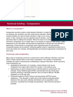 Comparators Briefing - Technical