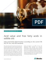 Acid Value and Free Fatty Acids in Edible Oils 1462730 - AN-t112