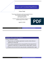 Correlated Strategies and Correlated Equilibrium: Definition (Non-Cooperative Games)