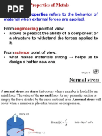 Lecture 6 Mechanical Properties of Metals