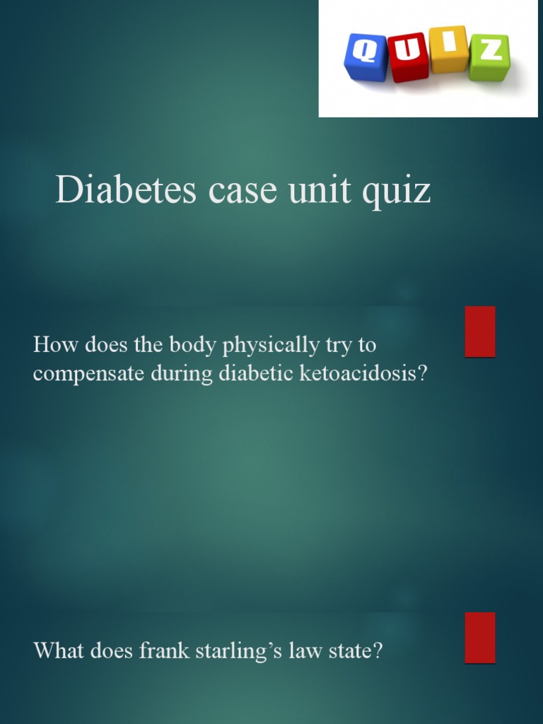Diabetes Quiz PDF Diabetes Endocrine