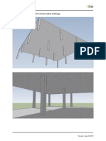 Two Way Flat Plate Reinforced Concrete Slab Floor System Design & Detailing (ACI 318 14)