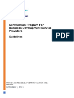 iBDSP Certification Program v1