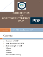 OOP-Chapter 1-Introduction - To - Object - Oriented - V1.0