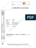 Test Method (400-0369) For Total Menthol: Glaxosmithkline Consumer Healthcare Research and Development