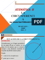 Tema #3 - Matematica Ii - Semana 3 - La Circunferencia